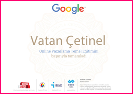 Vatan Çetinel I Sosyal Medya Uzmanı, Dijital Pazarlama Uzmanı